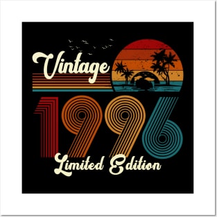 Vintage 1996 Shirt Limited Edition 24th Birthday Gift Posters and Art